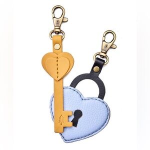 Portland Leather Key to My Heart Keychain - NEW